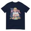 Easter Trump Bunnies Eggs Us Flag Patriotic Unisex Unisex Kids TShirt