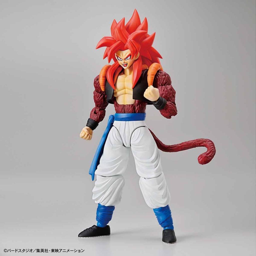 Стандартный пластиковый модельный набор Figure-rise Super Saiyan 4 Гогота из Dragon Ball Super, предварительно окрашенный