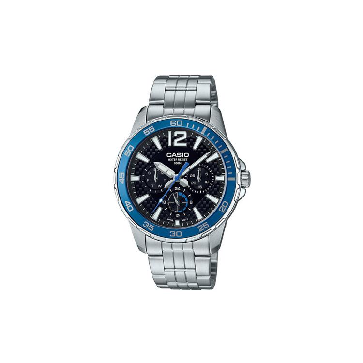 Casio Мужские 41,4 мм Черные часы MTD-330D-1A2VDF