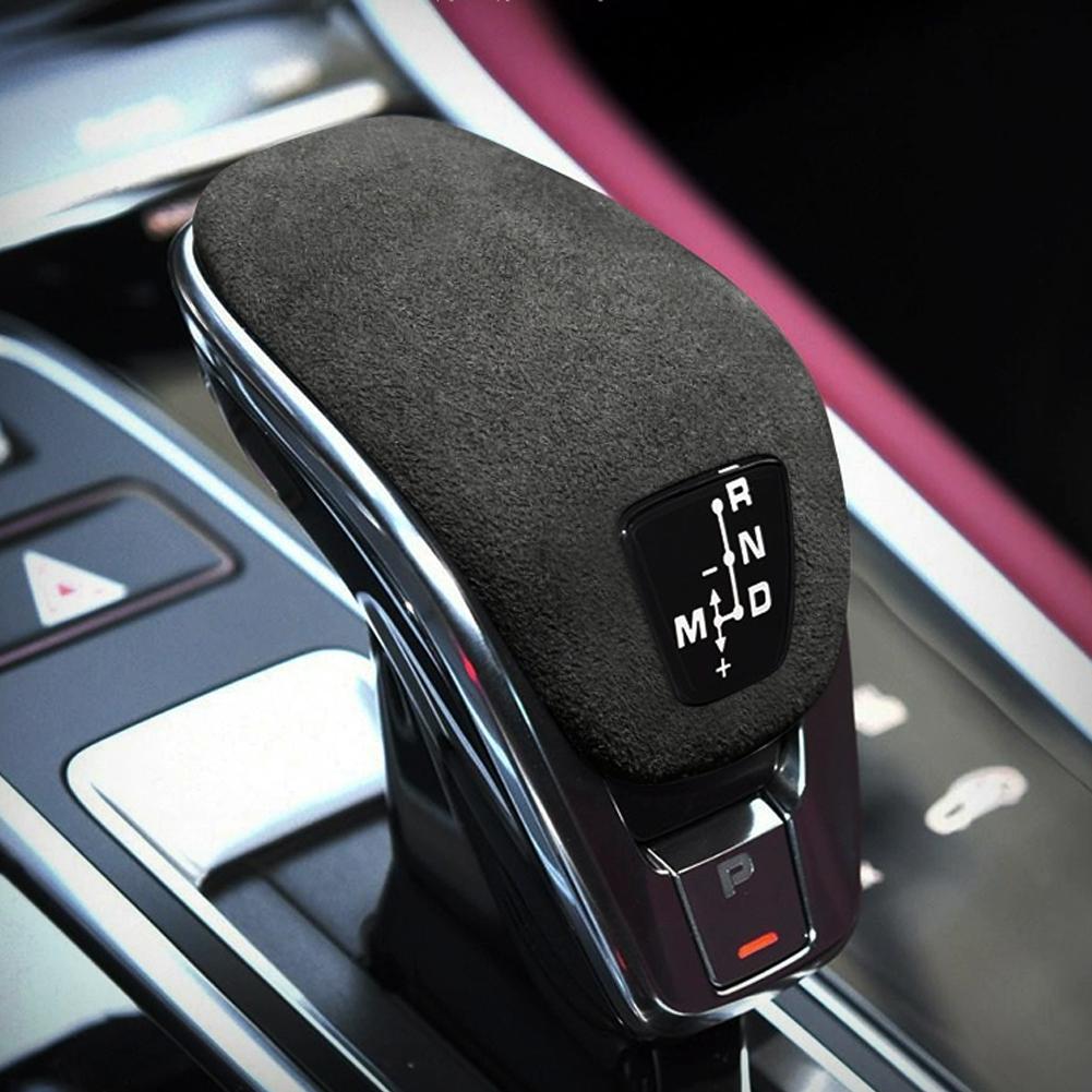 Новая замшевая пленка для Porsche Panamera 971, внутренняя отделка ручки переключения передач автомобиля, наклейка, аксессуары
