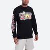 Vans X SpongeBob SquarePants Character Cartoon Print Crew Neck Pullover Long Sleeve T-Shirt Men Tops Black VN0A5KCSZAT