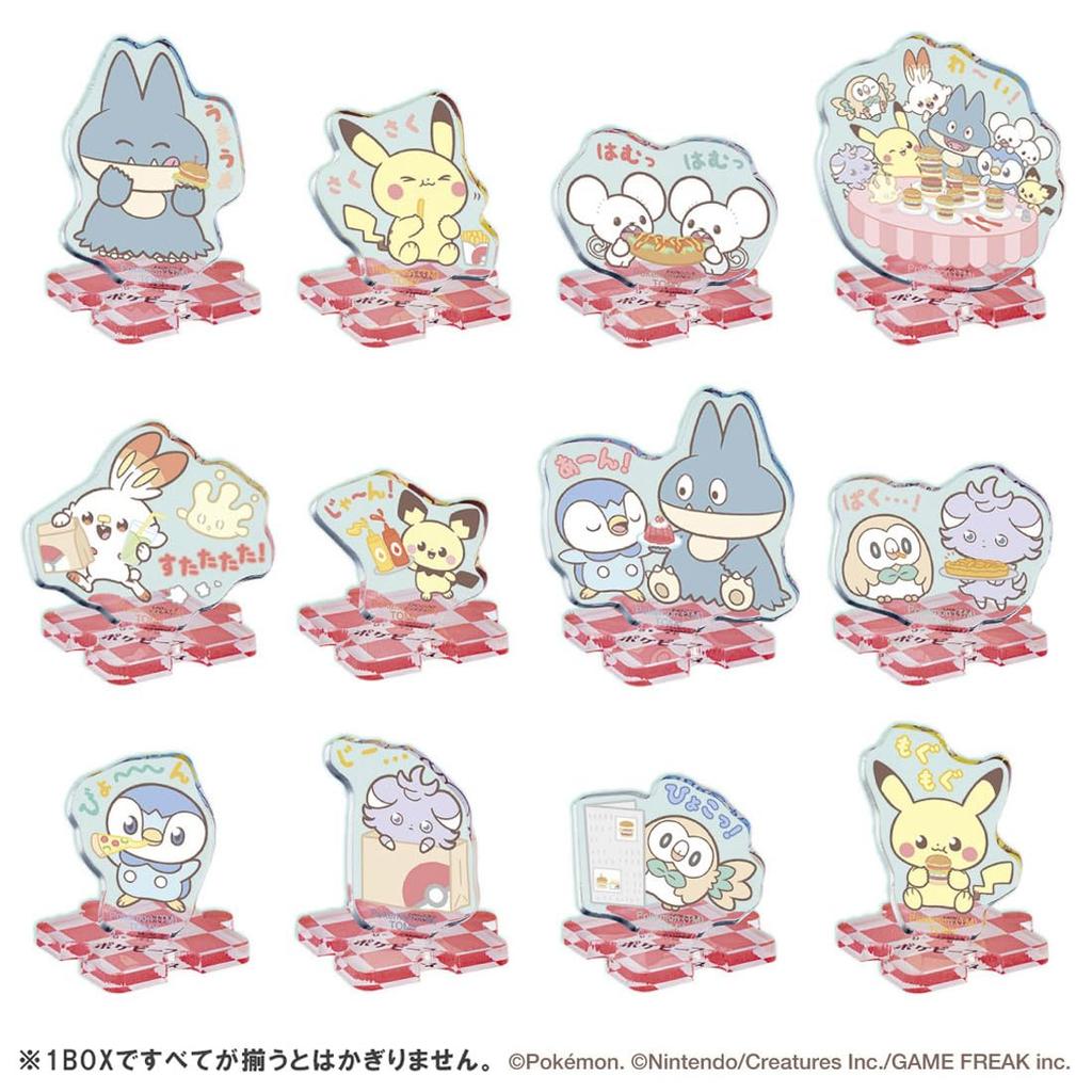 TAKARA TOMY Покемон ПокеПис Маленький Соединяющийся Акриловый Стенд Коробка -Дайнер-