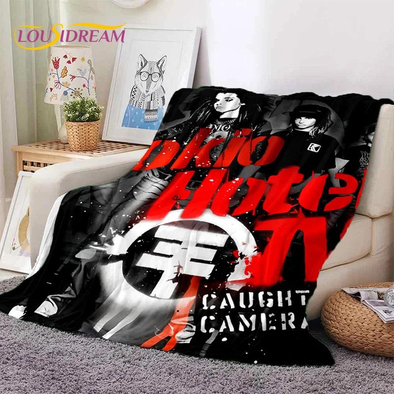Rock Band Tokio Hotel Билл Каулитц Мягкое фланелевое одеяло для кровати, спальни, дивана, пикника, Плед для укрытия, активного отдыха на природе, подарок