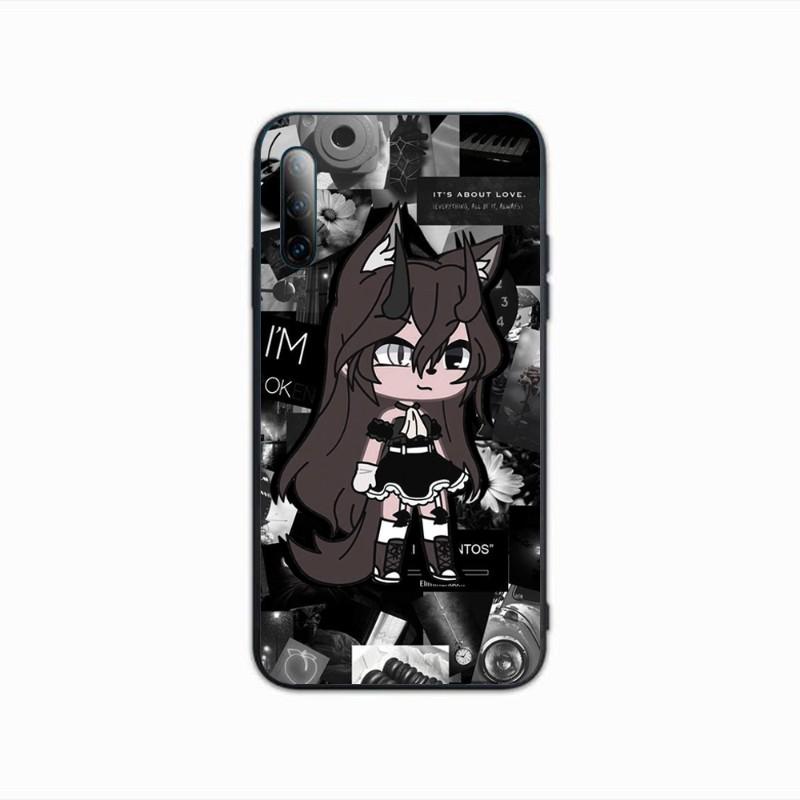 Cute Gacha Life Phone Case For Samsung A91 A81 A73 A72 A71 A30S A20 A12 A13 A52 A53 4G 5G Soft Black Phone Cover