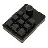Mini 9 Key Keypad with Knob Macro Mechanical Keyboard Hot Swappable Blue Switch Keyboard Key Line