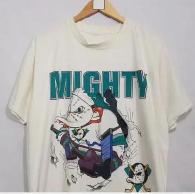 Винтажная футболка НХЛ Mighty Ducks - Унисекс футболка Anaheim Ducks