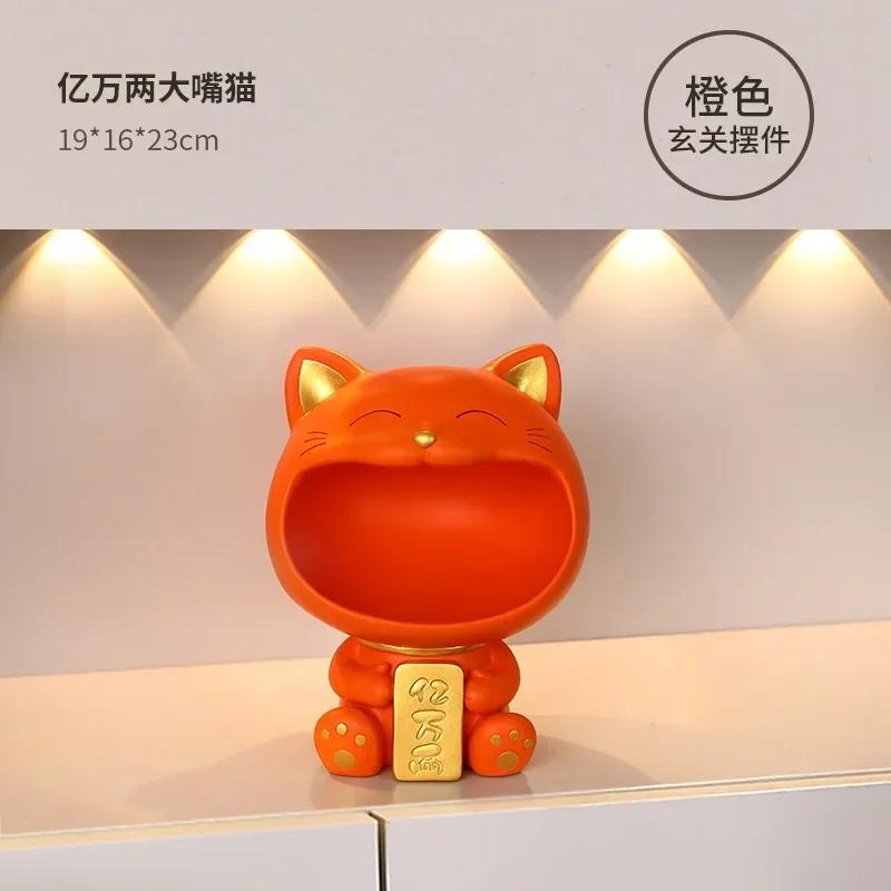1pcs Home Decoration Resin Crafts Cute Interior Statues Creative Living Room Decorations Tables Storage Statues
