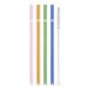 ZWILLING Henckels ZWILLING Glass Straw Color Straight 4pcs Glass Transparent Eco Reusable Repeatable Heat Resistant Japanese Sorrent J.A. "Sorento
