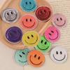 Duoku Colorful Smiley Face Sequin Embroidered Patch for Clothing, Shoes, Hats, and Bags