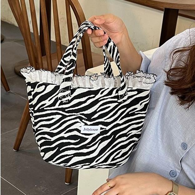 Корейская версия Ins, кружевная весенне-летняя маленькая портативная холщовая сумка, портативная клетчатая сумка большой емкости для хранения косметики для стирки