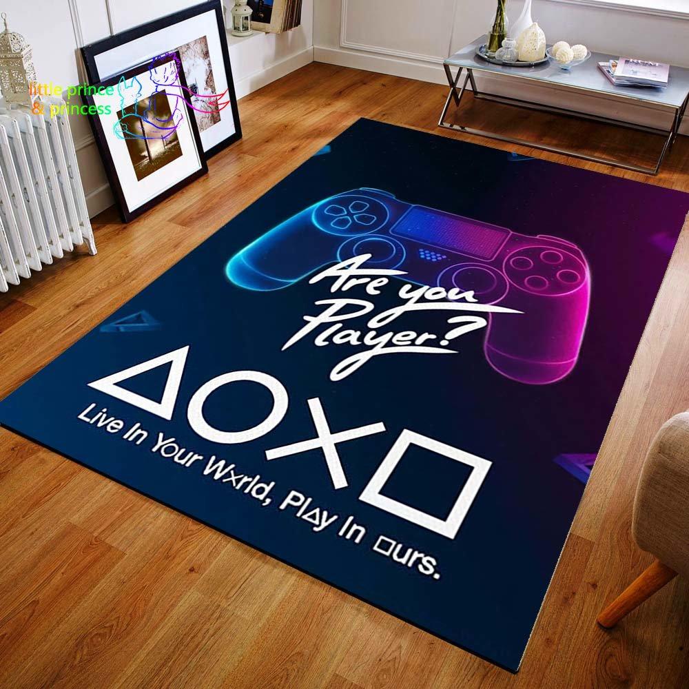 Геймерский контроллер, игровой ковер с 3D принтом для гостиной, коврики для кемпинга, противоскользящий коврик, коврик для йоги, подарок для мальчика