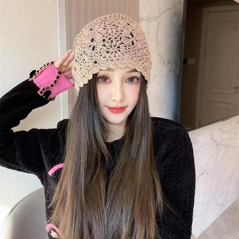 Knit Hat For Women With Breathable Tactile Texture For Autumn Fashion Style