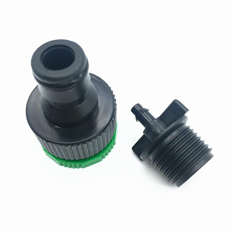 1PCS Good Quality Tap Connector Quick Connector To 1/4 Inch (4 / 7mm Pipe) Tubing Garden Irrigation Hot Sale In Russia Easy Inst