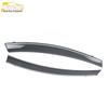 JAC 16 Refine M4 Rain Guards with Bright Strip Sun Visor Trim