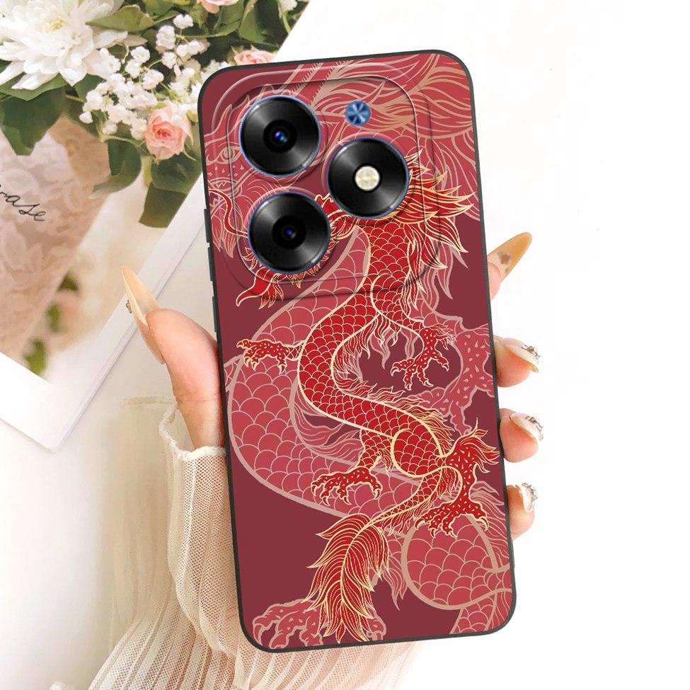 Чехол для ITEL S23 Plus Чехол Модный Мультяшный Милый Забавный Расписной Силиконовый Funda Для ITEL S23+ S681LN Чехол для Телефона