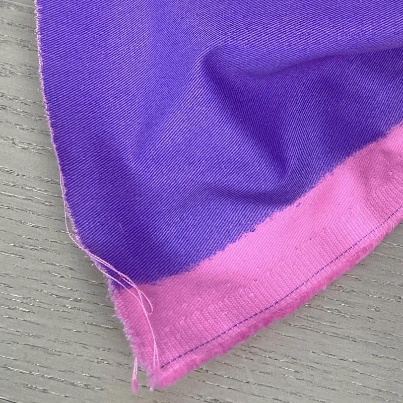 Чувствительная к температуре хлопковая ткань холста Технология фиолетовый превращается в розовый красный цвет, меняющий дизайн одежды ткань для шитья