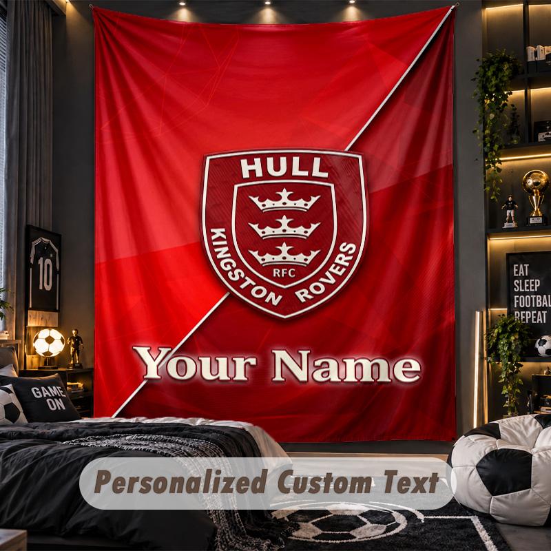 TapestryHull KR Custom Name Text Personalized Wall Hanging Tapestry Home Wall Decor