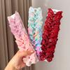 BABY BOWS Gradient Color Butterfly Bows Hair Clips for Women Girls Leather Hairpins Barrettes Headwear 10Pcs/set Gift Hairgripes