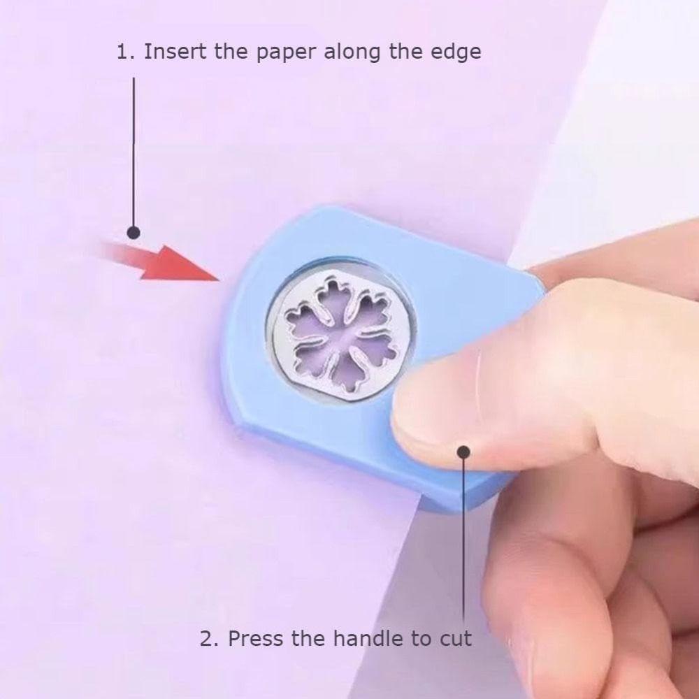 Ручной детский крафт дырокол набор форм с коробкой для хранения фигурные резаки DIY панчер крафт набор