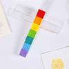 7-цветные длинные полоски градиента детские подушечки для поделок с чернилами для скрапбукинга журнал раскраска штамп веселые дети DIY отпечатки пальцев живопись