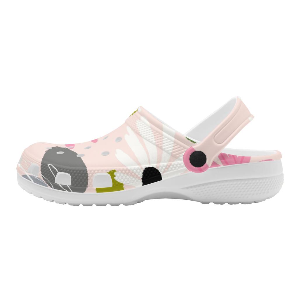 Color Print EVA Clogs Women Men Ventilated Breathable Slip On Casual Shoes Soft Sole Summer Sandals Lightweight Daily Wear