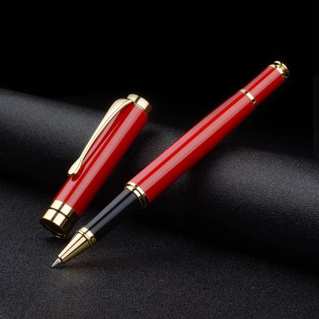 Hiigh Quality Full Metal Luxury Business Men Signature Roller Ballpoint Pen Good Quality Signature Pen Buy 2 Send Gift