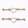 Party Lady Fashion Design Ear Bone Stud Korean Style Earring Women Earring Piercing Heart Earring