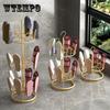 1/2/3 Layer Shoe Drying Rack Storage Organizer Space Saving Shoes Hanging Home Rotate 360 Degrees Shoe Hanger Iron Shoes Floor Rack