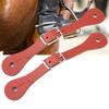 1 pair Genuine Leather Equestrian Spur Strap Western Spur Strap  Outdoor Sports