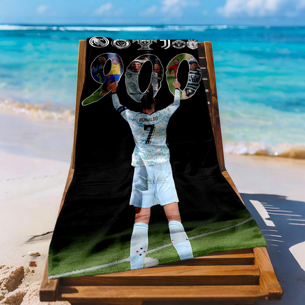 Cristiano Ronaldo Beach Towel Quickdry Soft Microfiber Comfortable Lightweight