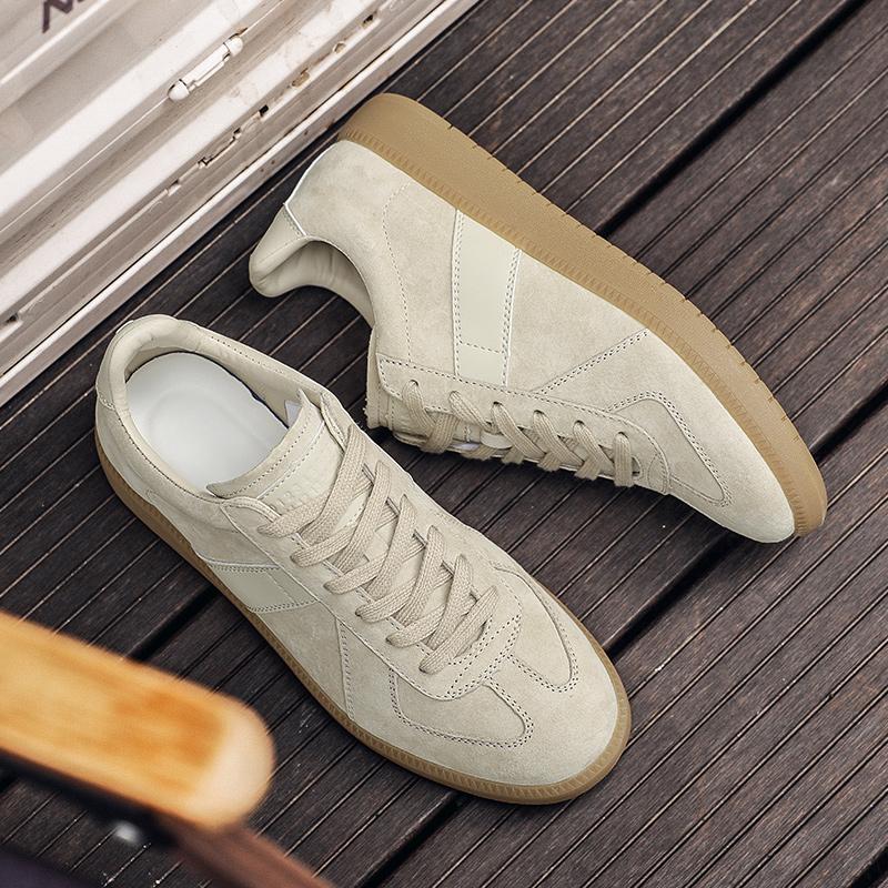 Fashion Stylish Designer Male Tenis Masculino Versatile Leisure Walk Man Footwear Suede Leather Casual Shoe Non-Slip Comfy Mens Sneakers
