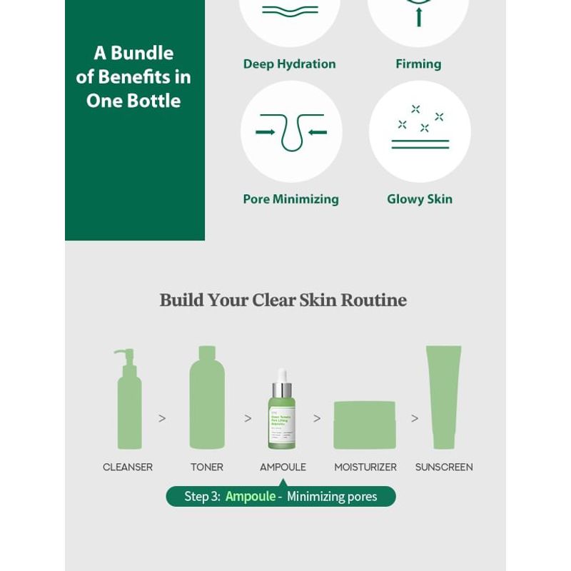 SUNGBOON EDITOR Green Tomato Pore Lifting Ampoule+