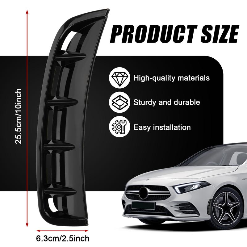 Спойлер переднего бампера автомобиля Боковая накладка-спойлер для MercedesBenz A-Class Хэтчбек Седан W177 AMG Line 2018+ Универсальный передний бампер