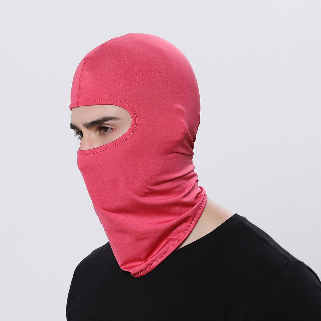 Candy Colored Outdoor Cycling Face Mask Windproof Sports Headscarf Sun Hood Hat