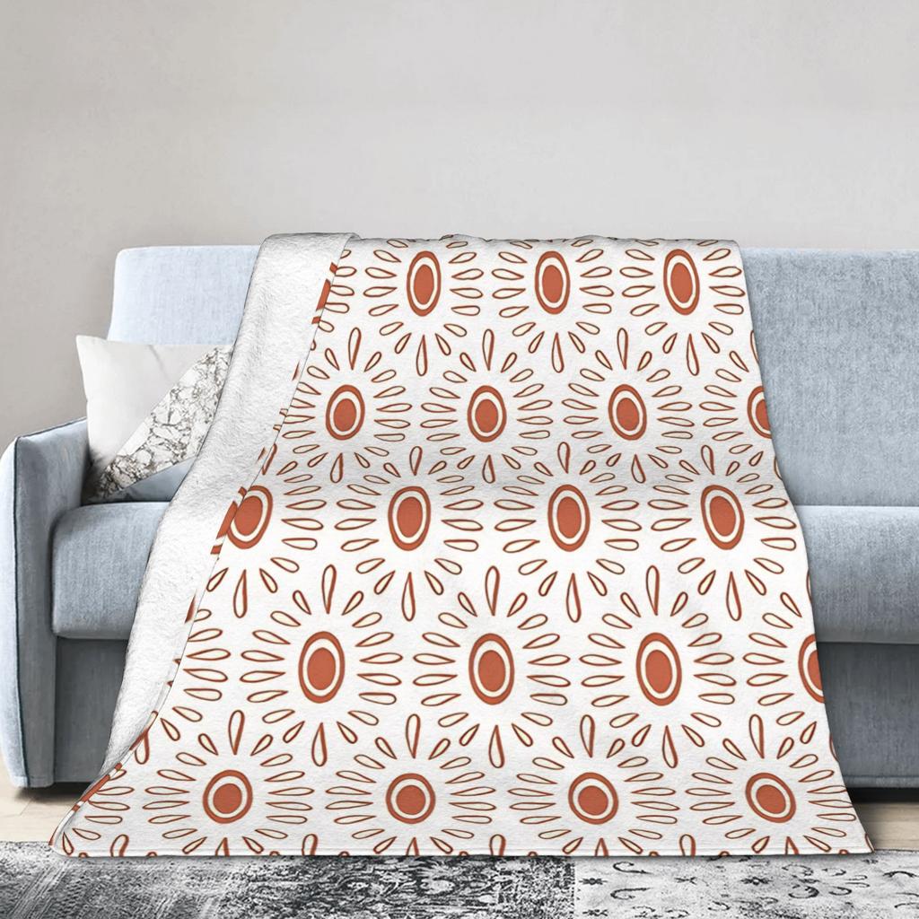 Bohemian pattern Flannel Blankets Winter Super Soft Bedding Throws for Girls Boys Couch Bed Funny Bedspread Sofa Bed Cover