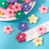Small Fresh Hair Accessories Decorative Patch Mobile Phone Case Material 10pcs Matte Five-petal Flower Refrigerator Sticker  Accessories