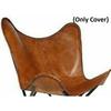 {Только чехол} Сделанное вручную кресло-бабочка из буйволовой кожи, современное акцентное кресло для отдыха, замена