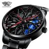 SVJ Watch Men Modified Forged C63 Wheel Hub Three-dimensional Hollow Dial Automotive Culture Concept Table