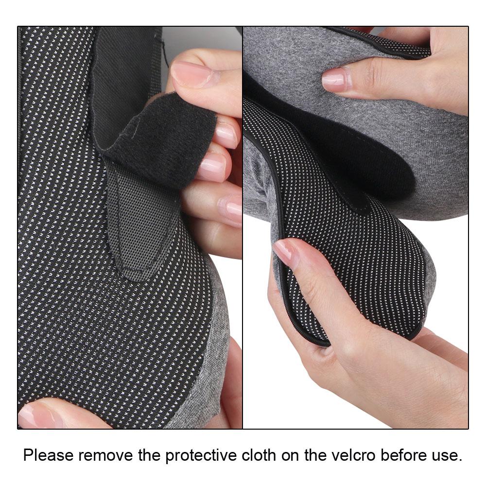 Travel Neck Support Portable Lightweight Adjustable U-shaped Pillow Memory Foam Snail Pillow Soft Noon Break Sleep Pillows Travel Neck Pillow