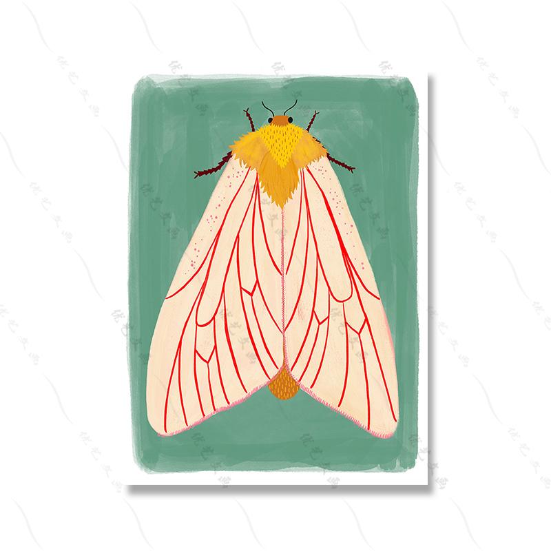 Гриб Бабочка Вдохновляющие цитаты Плакаты и принты Бохо Детская Настенная картина Картина на холсте Скандинавский декор для гостиной