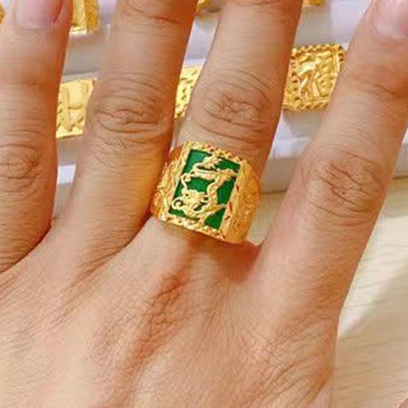 Distinctive Brass Goldplated Open Ring Embellished With Elegant Gemstone For Fashion Lovers