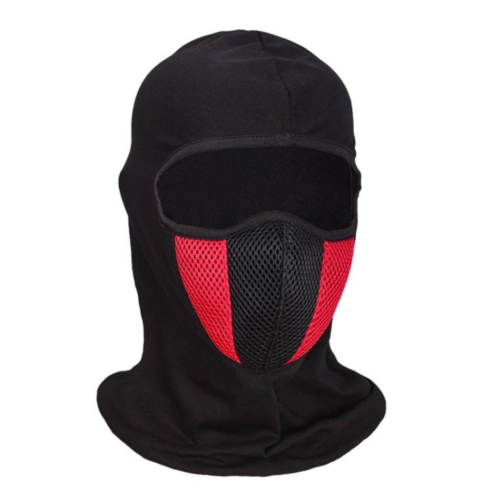 Breathable Mesh Motorcycle Balaclava Windproof Full Face Cover Soft Bike Head Mask Summer