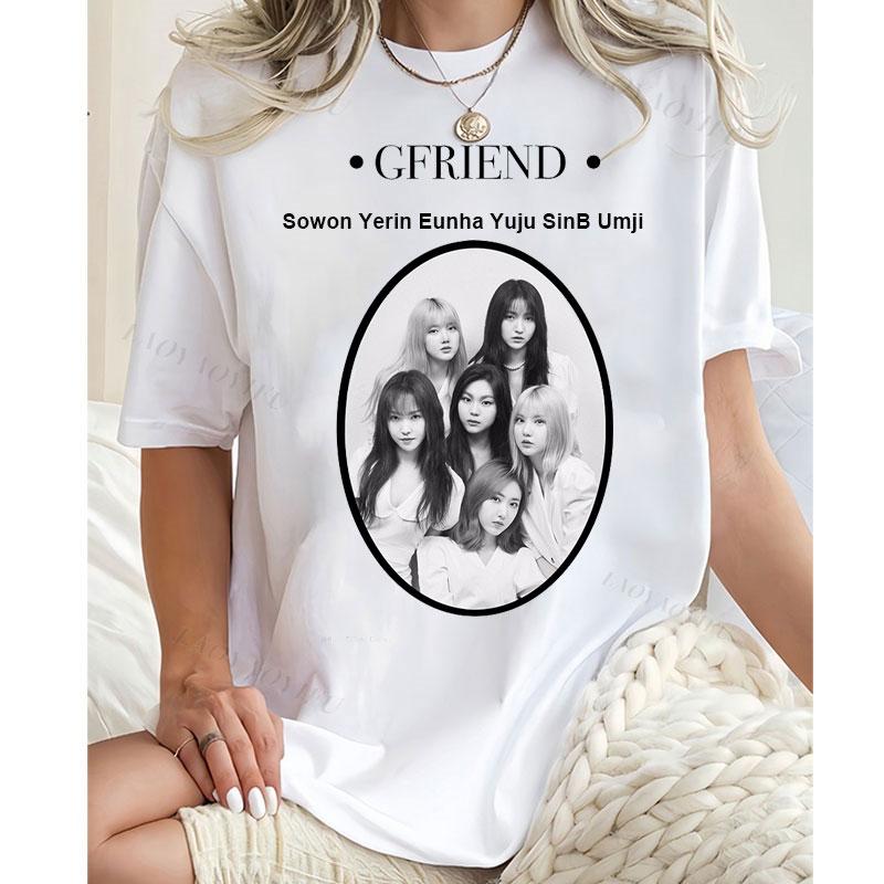 Футболка Gfriend Унисекс Женская Детская Gfriend Kpop K Pop Корея Музыкальные фанаты подарок для девушки одежда популярные футболки