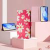 Роскошный кожаный чехол-книжка с розовым рисунком в виде ромашки для Motorola Moto G60, G40 Fusion, G10, G20, G30, G Play, G Power, Edge 50 NEO...