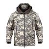 Fleece Men's Winter Military Softshell Tactical Jacket Outdoor Camouflage Hunting Camping Waterproof Army Coat Hoodie Jacket Plus Size XS-5XL