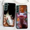 Чехол с улыбающейся саламандрой для Samsung Galaxy S22 S25 Ultra S21 S10 Plus S26 Edge S20 S23 S24 FE Чехол Силиконовый Мягкий ТПУ