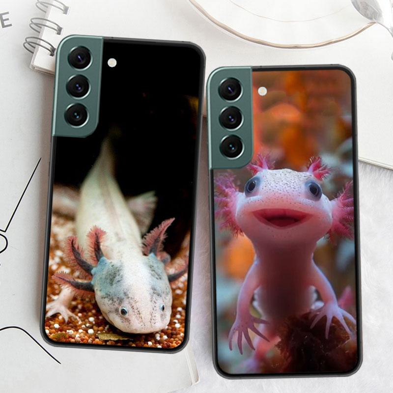 Чехол с улыбающейся саламандрой для Samsung Galaxy S22 S25 Ultra S21 S10 Plus S26 Edge S20 S23 S24 FE Чехол Силиконовый Мягкий ТПУ