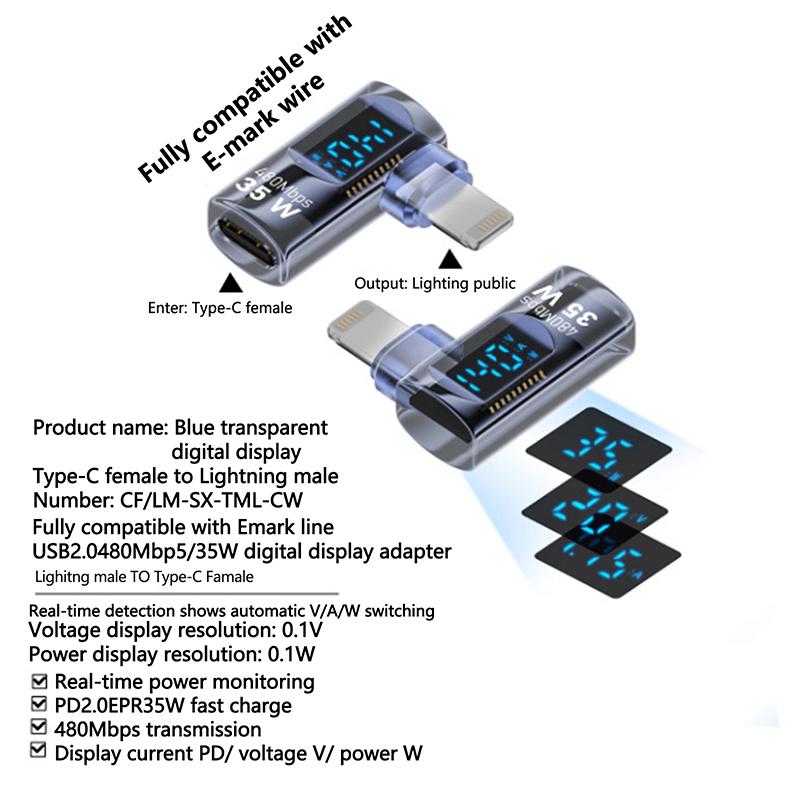 1 шт. 90-градусный USB-адаптер C для цифрового дисплея, адаптер типа C Pd 140 Вт, разъем USB-C «папа-мама»