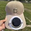 Quick Dry Solar Fan Hat USB Charging Sun Protection Caps New Baseball Cap  Summer