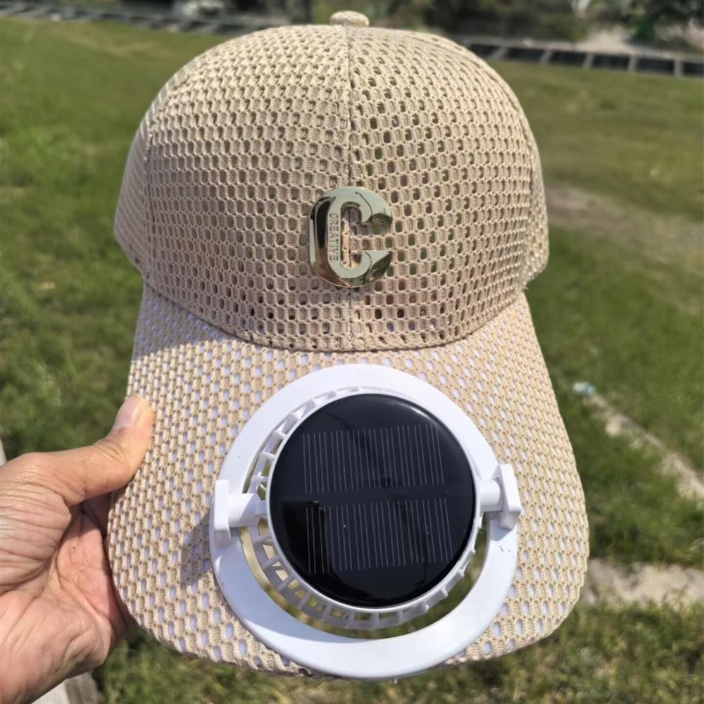 Quick Dry Solar Fan Hat USB Charging Sun Protection Caps New Baseball Cap  Summer